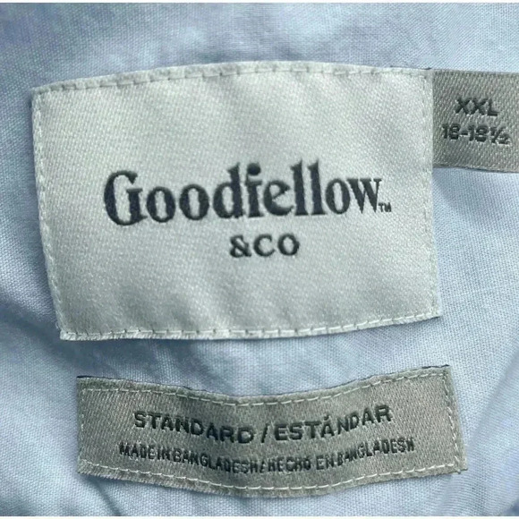 Goodfellow & Co Dress Shirt Men’s Button-Up Standard Fit 18-18.5/30-31 - Picture 5 of 6